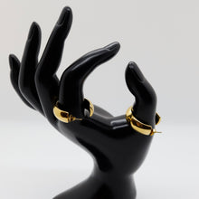 Load image into Gallery viewer, Maah Gold Hoop Earrings