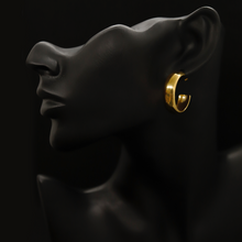 Load image into Gallery viewer, Maah Gold Hoop Earrings