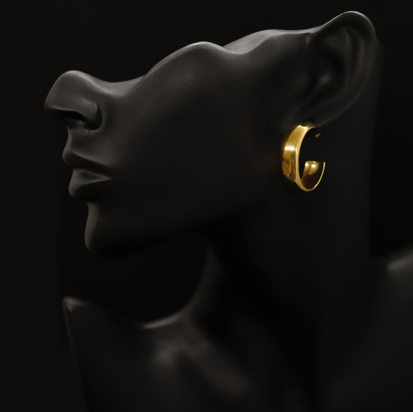 Maah Gold Hoop Earrings